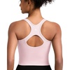 image:imageRUNNING GIRL High Impact Sports Bras for Women  Square Neck Longline Workout Crop Tops with Built in Shelf Yoga BraBX3071PinkXL