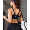 image:imageRUNNING GIRL Adjustable Sports Bras for Women High SupportFull Coverage Molded Cup Sports Bra High Impact Workout GymBlack
