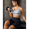 image:imageRUNNING GIRL Adjustable Sports Bras for Women High SupportFull Coverage Molded Cup Sports Bra High Impact Workout GymGrey