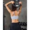 image:imageRUNNING GIRL Adjustable Sports Bras for Women High SupportFull Coverage Molded Cup Sports Bra High Impact Workout GymGrey