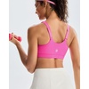 image:imageRUNNING GIRL Adjustable Sports Bras for Women High SupportFull Coverage Molded Cup Sports Bra High Impact Workout GymHot Pink