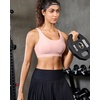 image:imageRUNNING GIRL Adjustable Sports Bras for Women High SupportFull Coverage Molded Cup Sports Bra High Impact Workout GymPink