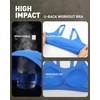 image:imageRUNNING GIRL Adjustable Sports Bras for Women High SupportFull Coverage Molded Cup Sports Bra High Impact Workout GymSparkle Blue