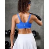 image:imageRUNNING GIRL Adjustable Sports Bras for Women High SupportFull Coverage Molded Cup Sports Bra High Impact Workout GymSparkle Blue