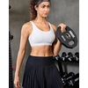 image:imageRUNNING GIRL Adjustable Sports Bras for Women High SupportFull Coverage Molded Cup Sports Bra High Impact Workout GymWhite