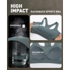 image:imageRUNNING GIRL High Impact Sports BraRacerback Sports Bras for Women High Support Molded Cup Workout Bra with Sewn in PadsAsh Green