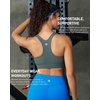 image:imageRUNNING GIRL High Impact Sports BraRacerback Sports Bras for Women High Support Molded Cup Workout Bra with Sewn in PadsAsh Green