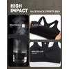 image:imageRUNNING GIRL High Impact Sports BraRacerback Sports Bras for Women High Support Molded Cup Workout Bra with Sewn in PadsBlack