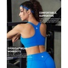 image:imageRUNNING GIRL High Impact Sports BraRacerback Sports Bras for Women High Support Molded Cup Workout Bra with Sewn in PadsCerulean Blue