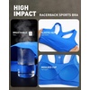 image:imageRUNNING GIRL High Impact Sports BraRacerback Sports Bras for Women High Support Molded Cup Workout Bra with Sewn in PadsCerulean Blue