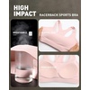 image:imageRUNNING GIRL High Impact Sports BraRacerback Sports Bras for Women High Support Molded Cup Workout Bra with Sewn in PadsFlush Pink
