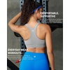 image:imageRUNNING GIRL High Impact Sports BraRacerback Sports Bras for Women High Support Molded Cup Workout Bra with Sewn in PadsIcy Grey