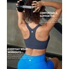 image:imageRUNNING GIRL High Impact Sports BraRacerback Sports Bras for Women High Support Molded Cup Workout Bra with Sewn in PadsNavy