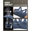 image:imageRUNNING GIRL High Impact Sports BraRacerback Sports Bras for Women High Support Molded Cup Workout Bra with Sewn in PadsNavy