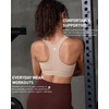 image:imageRUNNING GIRL High Impact Sports BraRacerback Sports Bras for Women High Support Molded Cup Workout Bra with Sewn in PadsNude