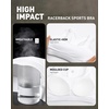 image:imageRUNNING GIRL High Impact Sports BraRacerback Sports Bras for Women High Support Molded Cup Workout Bra with Sewn in PadsWhite
