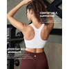 image:imageRUNNING GIRL High Impact Sports BraRacerback Sports Bras for Women High Support Molded Cup Workout Bra with Sewn in PadsWhite