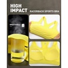 image:imageRUNNING GIRL High Impact Sports BraRacerback Sports Bras for Women High Support Molded Cup Workout Bra with Sewn in PadsYellow