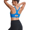 image:imageRUNNING GIRL High Impact Sports Bras for WomenRacerback Running Bra Workout Crop Tank Tops Longline Sports Bra Push upAbright Blue