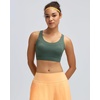 image:imageRUNNING GIRL High Impact Sports Bras for WomenRacerback Running Bra Workout Crop Tank Tops Longline Sports Bra Push upEdark Green