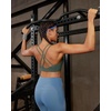image:imageRUNNING GIRL Sports Bras for WomenStrappy Crisscross Back Padded Low Impact Running Sports Bra with Removable CupsAdark Green