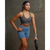 image:imageRUNNING GIRL Sports Bras for WomenStrappy Crisscross Back Padded Low Impact Running Sports Bra with Removable CupsAdark Grey