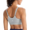 image:imageRUNNING GIRL Adjustable Sports Bras for Women High SupportFull Coverage Molded Cup Sports Bra High Impact Workout GymGrey