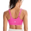 image:imageRUNNING GIRL Adjustable Sports Bras for Women High SupportFull Coverage Molded Cup Sports Bra High Impact Workout GymHot Pink