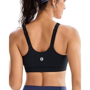 image:imageRUNNING GIRL Adjustable Sports Bras for Women High SupportFull Coverage Molded Cup Sports Bra High Impact Workout GymBlack