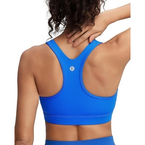 image:imageRUNNING GIRL High Impact Sports BraRacerback Sports Bras for Women High Support Molded Cup Workout Bra with Sewn in PadsCerulean Blue