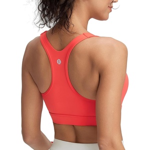 image:imageRUNNING GIRL High Impact Sports BraRacerback Sports Bras for Women High Support Molded Cup Workout Bra with Sewn in PadsRed