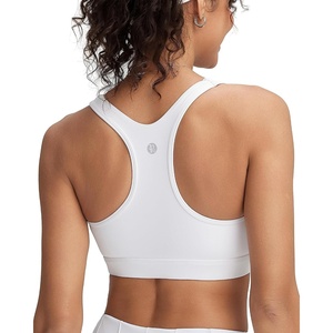 image:imageRUNNING GIRL High Impact Sports BraRacerback Sports Bras for Women High Support Molded Cup Workout Bra with Sewn in PadsWhite
